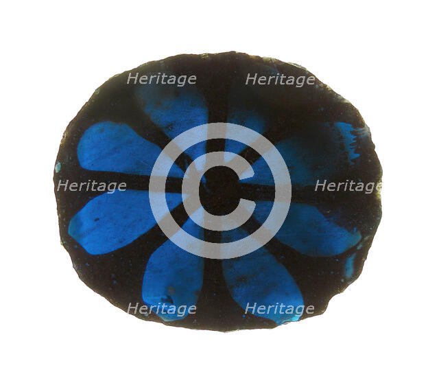 Glass Fragment, European, 13th-14th century. Creator: Unknown.