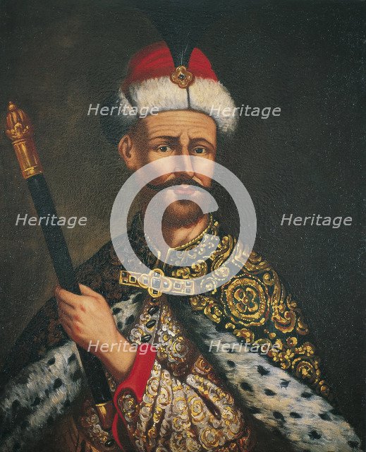 Portrait of Andrzej Potocki (1630-1691), Field Crown Hetman, 1670s. Artist: Austrian master (active ca. 1440-1450)