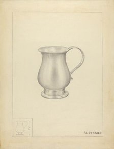 Silver Mug, c. 1936. Creator: Vincent Carano.