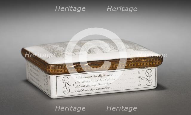 Snuff Box, 1759. Creator: Unknown.