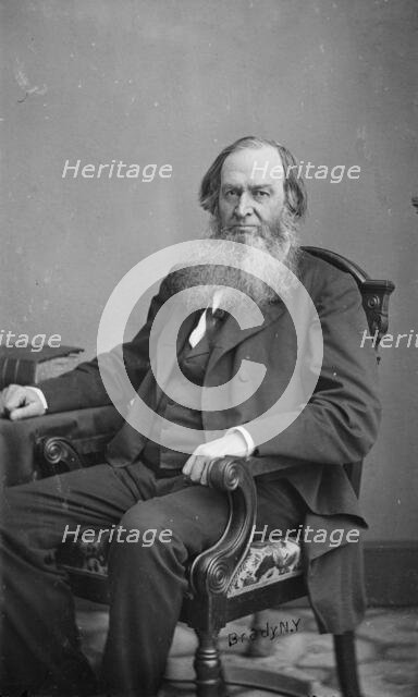 Gerrit Smith of New York, between 1855 and 1865. Creator: Unknown.