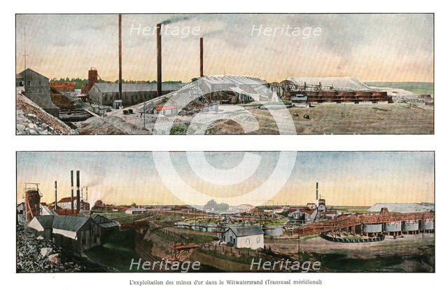 'L'exploitation des mines d'or dans le Witwaterstrand (Transvaal meridional); Afrique...', 1914. Creator: Unknown.