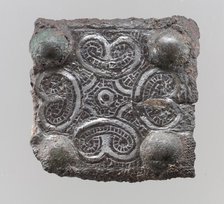 Belt Plate Back, Frankish, 7th century. Creator: Unknown.