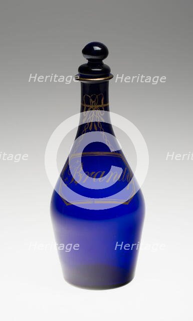 Brandy Decanter, England, c. 1806. Creator: Unknown.