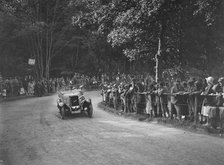 Austin Twenty open tourer of A Waite at the MAC Shelsley Walsh Hillclimb, Worcestershire, 1923. Artist: Bill Brunell.