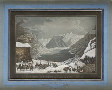 Napoleon passing the Great St Bernard Pass.