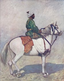 'A Paithan Horseman', 1903. Artist: Mortimer L Menpes.