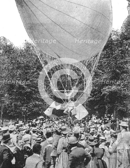 ''Professor Myers' Air Bicycle', 1891. Creator: Unknown.