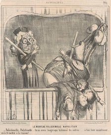 Le nouveau polichinelle napolitan, 19th century. Creator: Honore Daumier.