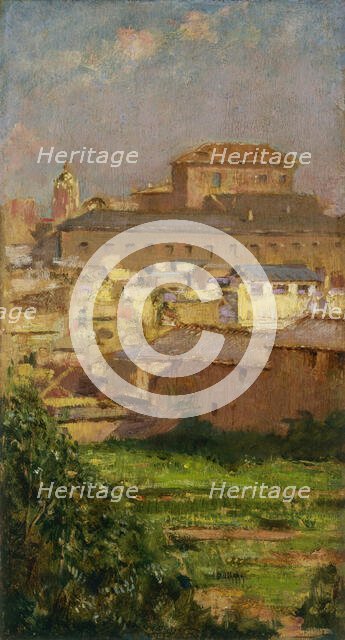 Palazzo Barberini, Rome, ca. 1910. Creator: Carroll Beckwith.