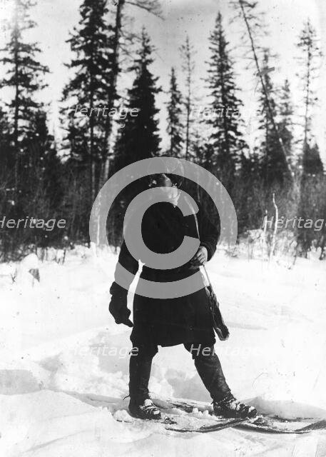 A peasant who went hunting, 1911. Creator: Unknown.
