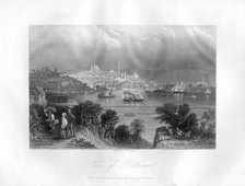 View of Baltimore, Maryland, USA, 1855.Artist: DG Thompson