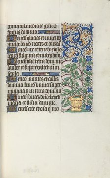 Book of Hours (Use of Rouen): fol. 43r, c. 1470. Creator: Master of the Geneva Latini (French, active Rouen, 1460-80).