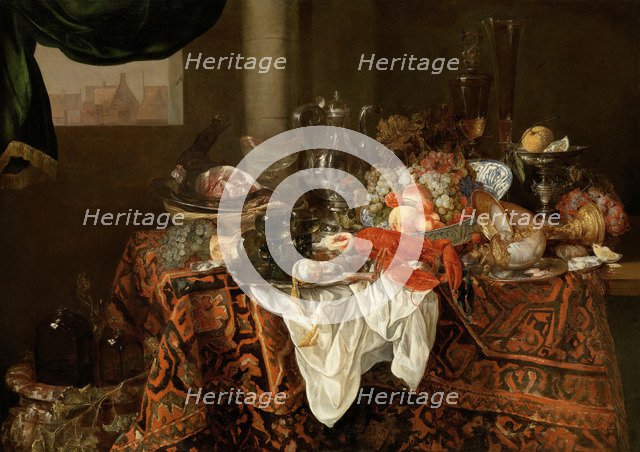 Banquet Still Life. Creator: Beijeren, Abraham Hendricksz, van (1620/21-1690).