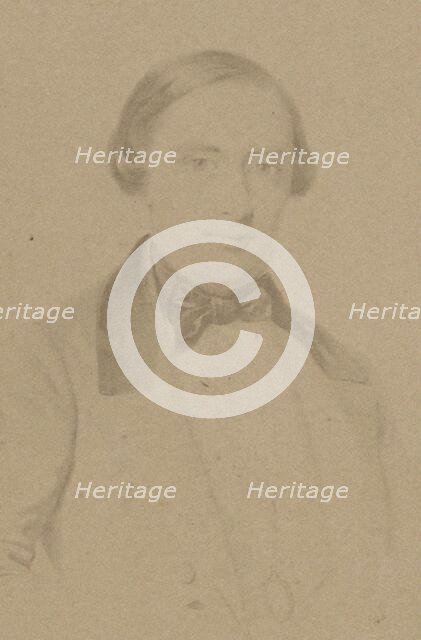 Portrait of the pianist and composer Ernst Haberbier (1813-1869). Creator: Anonymous.