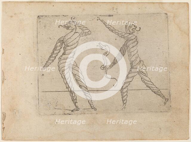 From "Bizzarie di varie Figure", 1624. Creator: Giovanni Battista Bracelli.