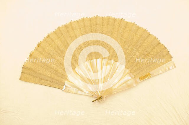 Fan, France, c. 1870. Creator: Unknown.