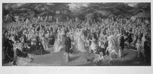 Royal garden party at Chiswick House, Hounslow, London, c1875. Artist: Anon