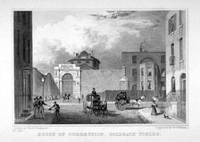 Cold Bath Fields Prison, Finsbury, London, 1830. Artist: W Watkins
