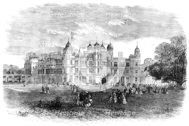 Burghley House, near Stamford, the seat of the Marquis of Exeter, 1871. Creator: Unknown.