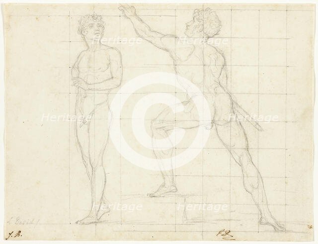 Study for "The Distribution of the Eagles", c. 1810. Creator: Jacques-Louis David.