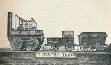 Locomotion no 1, built for the Stockton & Darlington Railway, 1825 (1906). Artist: Unknown.