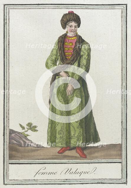 Costumes de Différents Pays, 'Femme Valaque', c1797. Creator: Jacques Grasset de Saint-Sauveur.