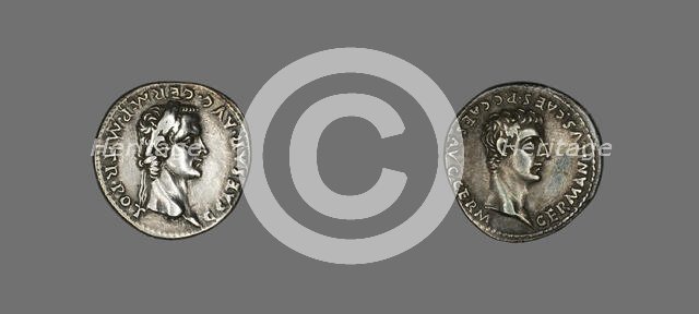 Denarius (Coin) Portraying Emperor Gaius (Caligula), 37-38. Creator: Unknown.