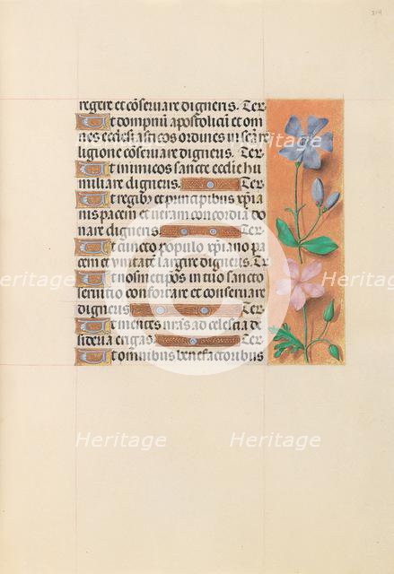 Hours of Queen Isabella the Catholic, Queen of Spain: Fol. 214r, c. 1500. Creator: Master of the First Prayerbook of Maximillian (Flemish, c. 1444-1519); Associates, and.