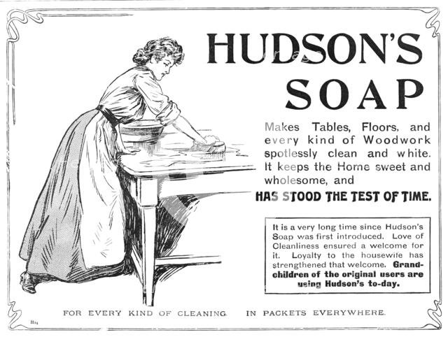 Hudson's Soap:...has stood the test of time, 1909. Creator: Unknown.