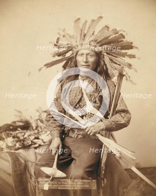 Little, the instigator of Indian Revolt at Pine Ridge, 1890, 1891 Creator: John C. H. Grabill.