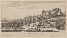 Veuë du Palais Maior a Rome, 1640-1660. Creator: Israel Silvestre.