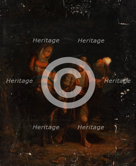 The Flight into Egypt, 1832.  Creator: Johan Erik Lindh.