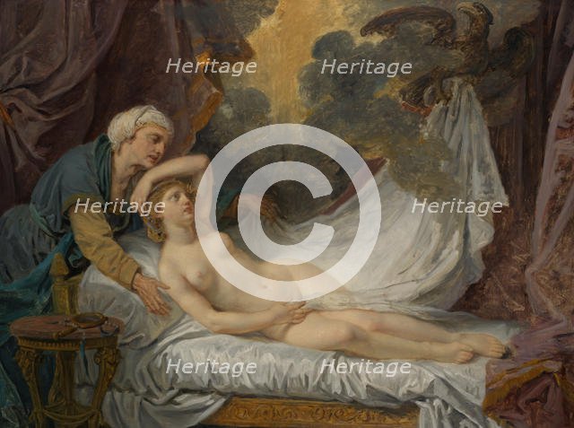 Aegina Visited by Jupiter, ca. 1767-69. Creator: Jean-Baptiste Greuze.