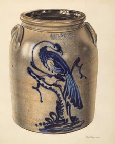 Jar, probably 1937. Creator: John Tarantino.