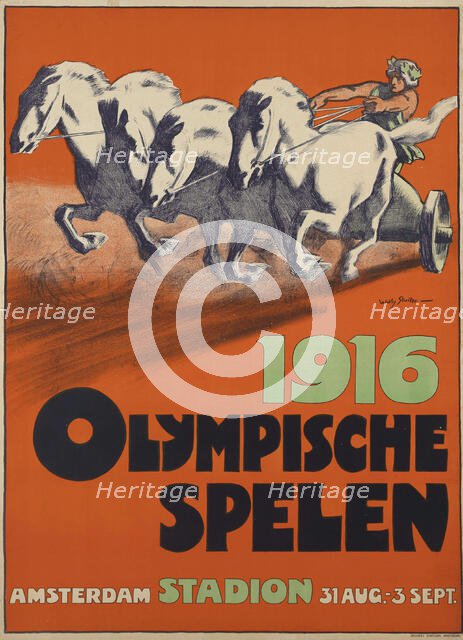 1916 Summer Olympics, 1916. Creator: Sluiter, Jan Willem (1873-1949).