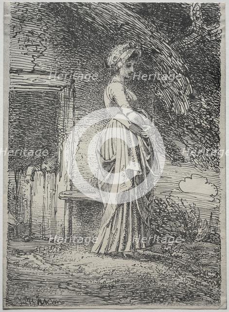 Specimens of Polyautgraphy: The Lost Apple, 1803. Creator: Thomas Stothard (British, 1755-1834).