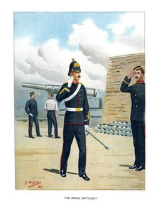 'The Royal Artillery', c1890.Artist: Geoffrey Douglas Giles