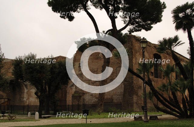 Exterior of Baths of Diocletian, National Roman Museum, Rome, Italy, 2009. Creator: LTL.
