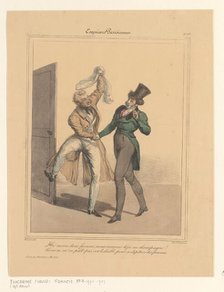 Esquisses Parisiennes, (Parisian Sketches), 1827-1828. Creator: Francis Conscience.