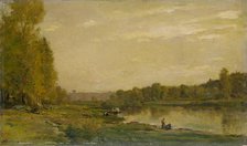 Landscape on the Oise, 1872. Creator: Charles Francois Daubigny.