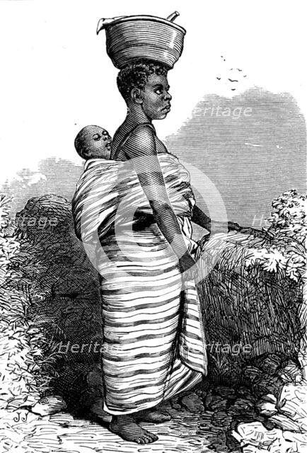 The War on the Gold Coast: a bush woman, 1873. Creator: Unknown.