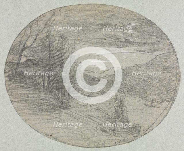 Landscape, 1800s. Creator: François-Auguste Ravier (French, 1814-1895).