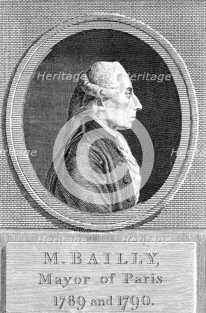 Jean Sylvain Bailly (1736-1793), French astronomer, writer and politician. Artist: Unknown