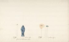 Design for Two Vases, ca. 1770-85. Creator: Anon.