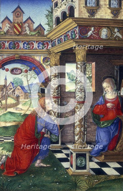 The Annunciation, 1500. Creator: Matteo da Milano.