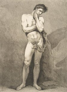 An "Académie": Standing Man, 1742-43. Creator: Carle van Loo.
