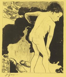 Bathers in Brittany, from the Volpini Suite: Dessins lithographiques, 1889., 1889. Creator: Paul Gauguin.