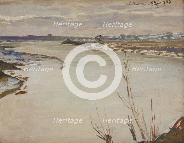 Spring Thaw, 1905. Creator: Jacek Malczewski.