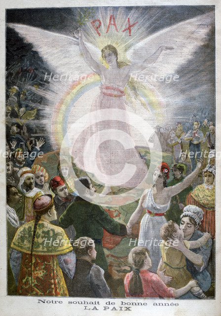 'Our Hope for the New Year: Peace', 1894. Artist: Unknown